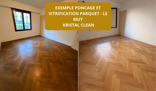 poncage et vitrification parquet LE MUY